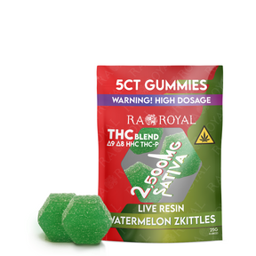 Blend 2,500MG 5CT Gummy Pack: Watermelon Zkittles (Sativa)