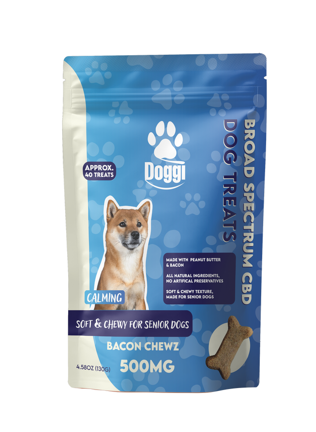 Doggi CBD 500MG Dog Treats: Bacon Chewz