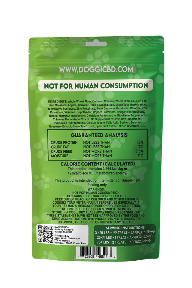 Doggi CBD 500MG Dog Treats: Boost Bites