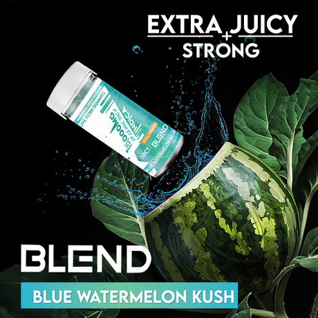 Blend 15,000MG 30CT Gummy Jar: Blue Watermelon Kush (Indica)