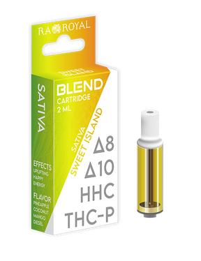 Blend Vape Cartridge (2 ML): Sweet Island Sativa (1800 MG)