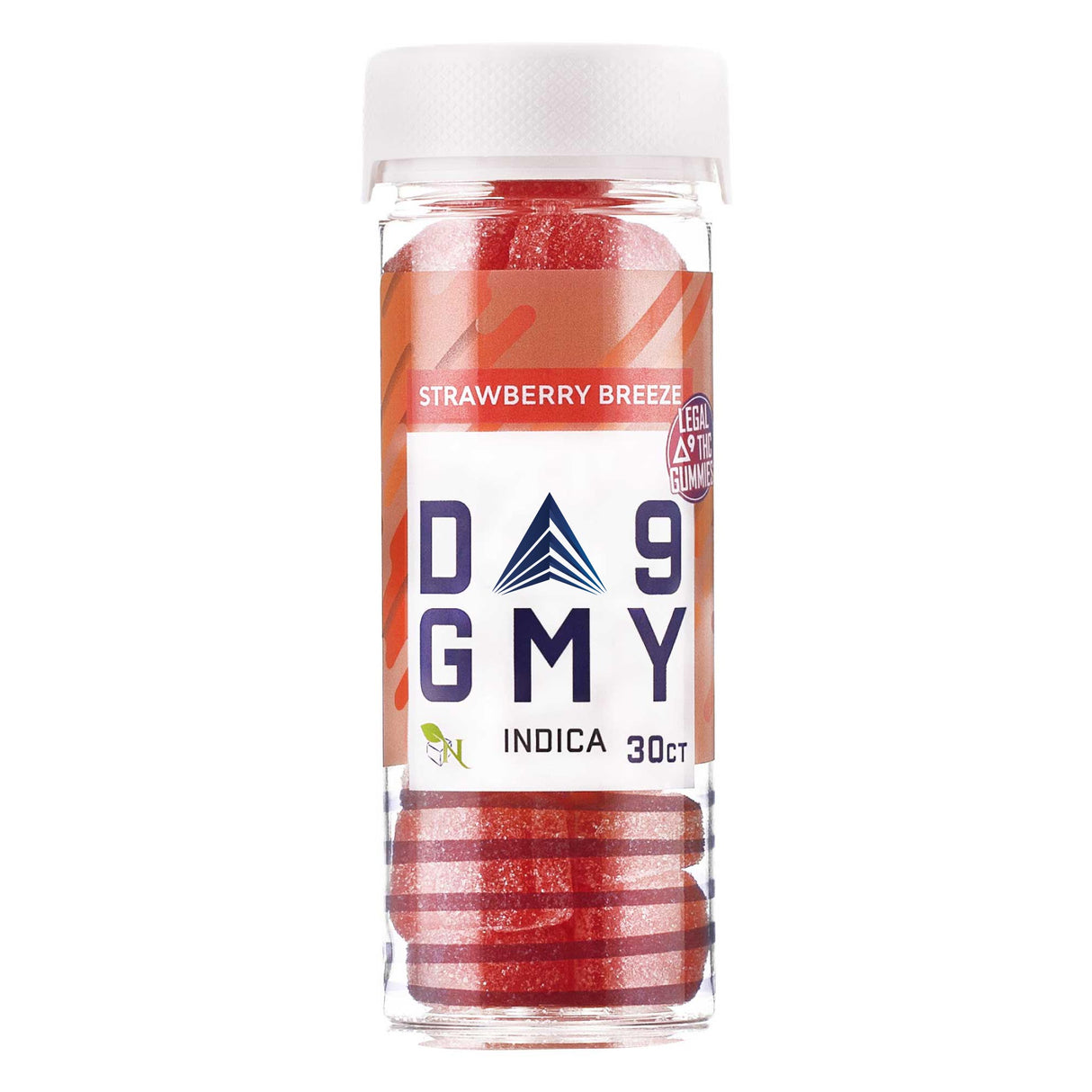 Our Delta-9 THC Indica Strawberry Gummies.