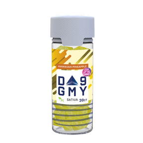 Hawaiian Pineapple Delta 9 Sativa Gummy Jar