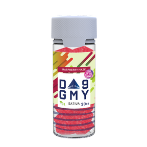 Raspberry Haze Delta 9 Sativa Gummy Jar