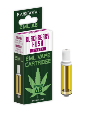 Delta-8 Vape Cartridge (2 ML): Blackberry Kush Hybrid (1800 MG)