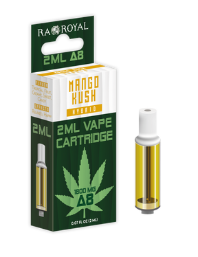 Delta-8 Vape Cartridge (2 ML): Mango Kush Hybrid (1800 MG)