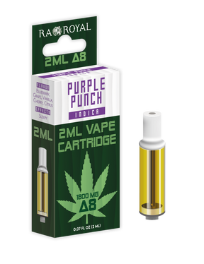 Delta-8 Vape Cartridge (2 ML): Purple Punch Indica (1800 MG)