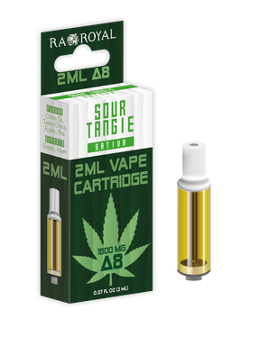 Delta-8 Vape Cartridge (2 ML): Sour Tangie Sativa (1800 MG)