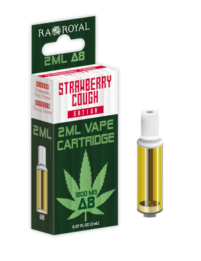 Delta-8 Vape Cartridge (2 ML): Strawberry Cough Sativa (1800 MG)