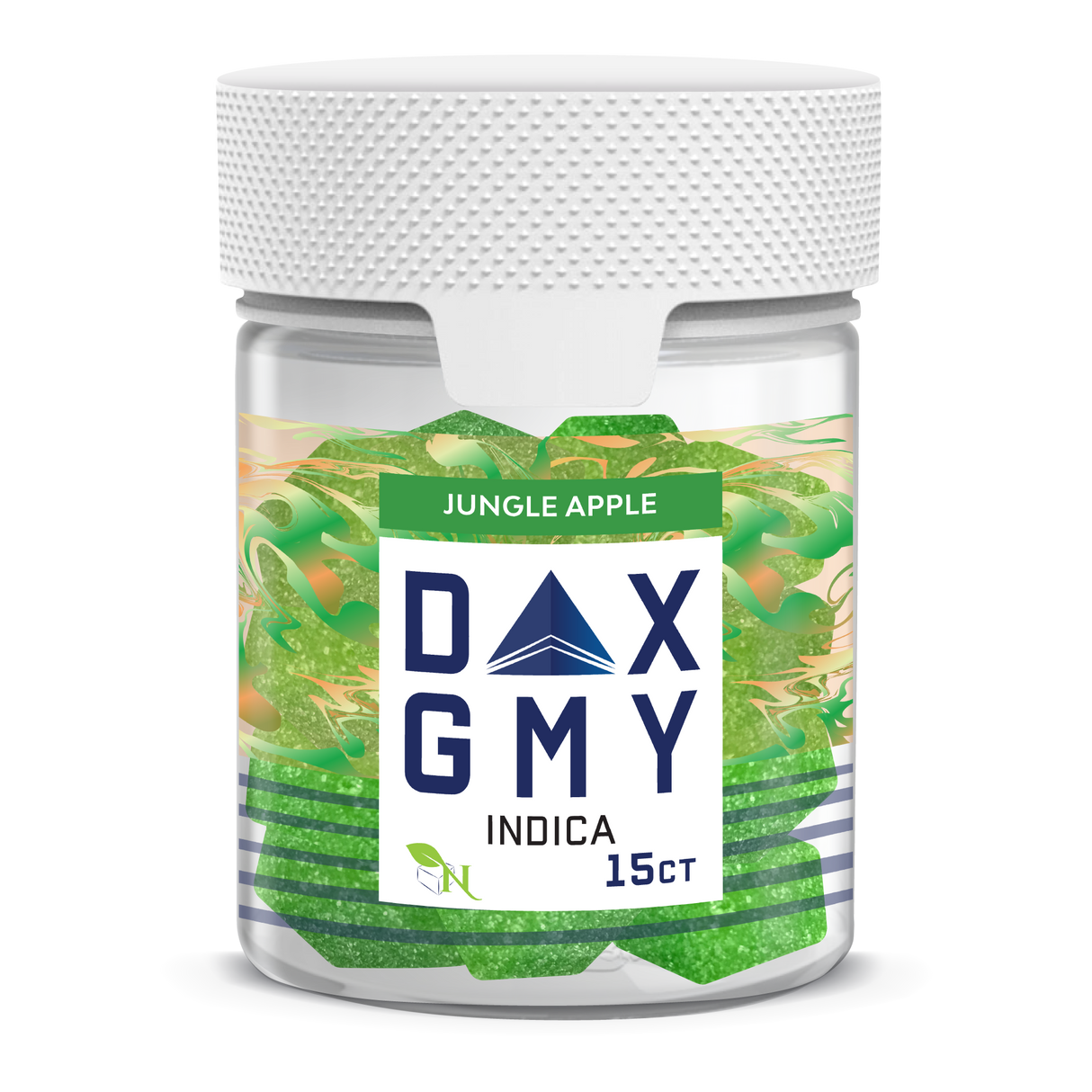 A Gift From Nature Delta-10 Indica Gummy Jar: Jungle Apple