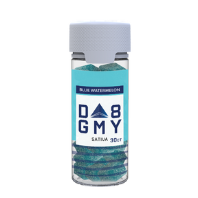 Blue Watermelon Delta 8 Sativa Gummy Jar