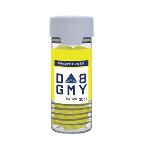 Pineapple Diesel Delta 8 Sativa Gummy Jar