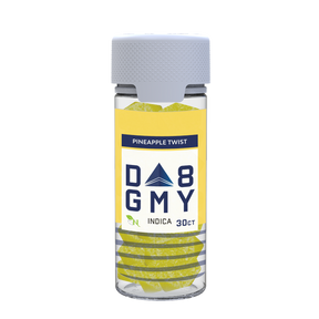 Pineapple Twist Delta 8 Indica Gummy Jar