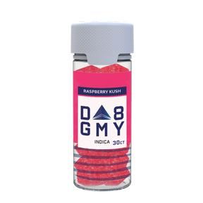 Raspberry Kush Delta 8 Indica Gummy Jar