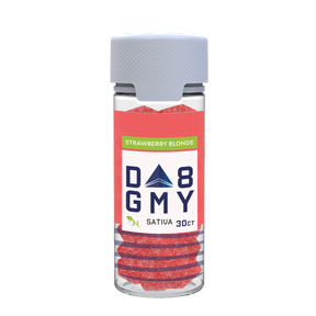 Strawberry Blonde Delta 8 Sativa Gummy Jar