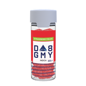 Strawberry Fields Delta 8 Indica Gummy Jar