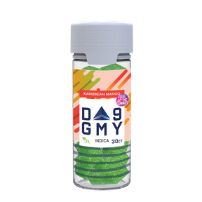 Karribean Mango Delta 9 Indica Gummy Jar