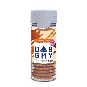 Orange Craze Delta 9 Indica Gummy Jar