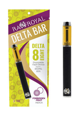 R.A. Royal Delta-8 Vape Pen: Forbidden Fruit Indica Bar