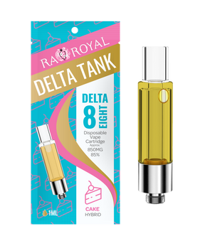 R.A. Royal Delta-8 Vape Tank: Cake Hybrid
