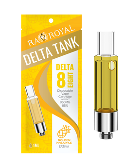 R.A. Royal Delta-8 Vape Tank: Golden Pineapple Sativa