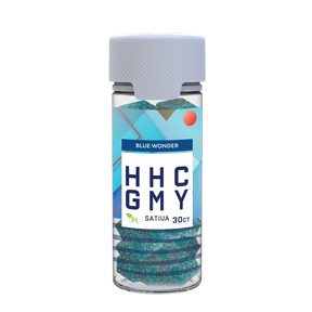 A Gift From Nature HHC Sativa Gummy Jar Blue Wonder