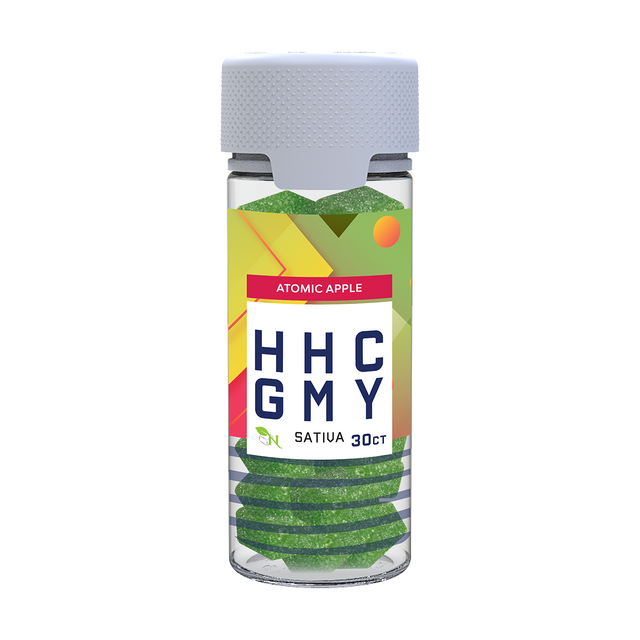 Our HHC Sativa Apple Gummies.