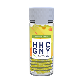 A Gift From Nature HHC Sativa Gummy Jar Pineapple Zest