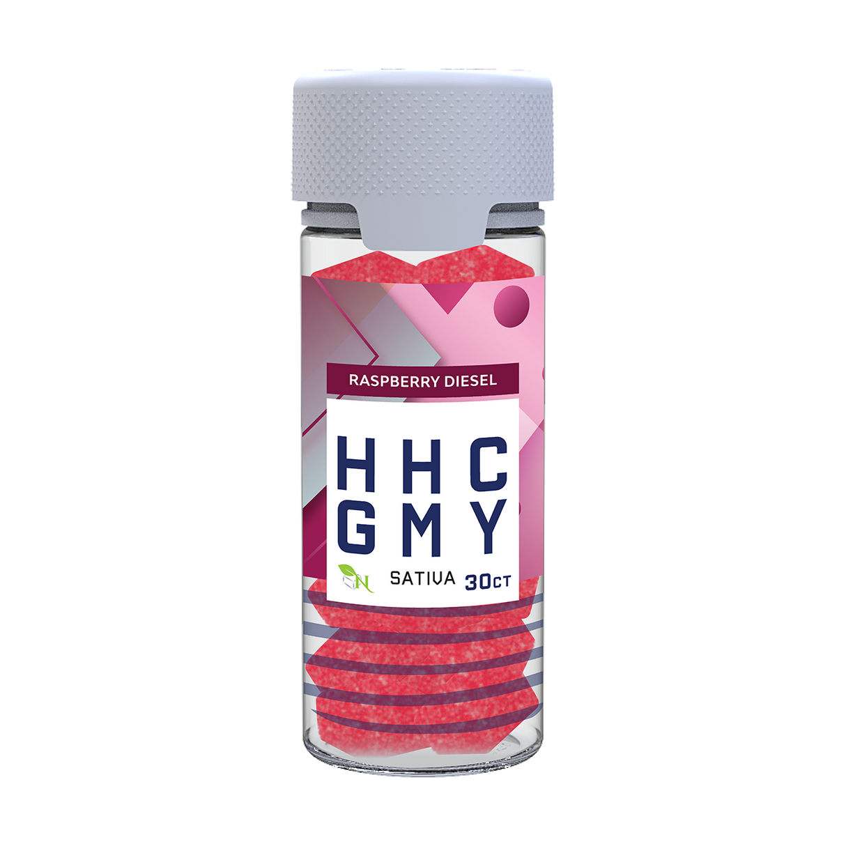Our HHC Sativa Raspberry Gummies.