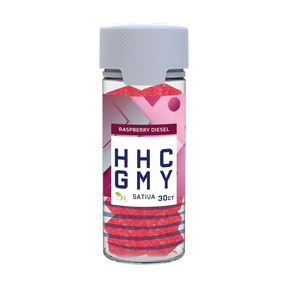A Gift From Nature HHC Sativa Gummy Jar Raspberry Diesel