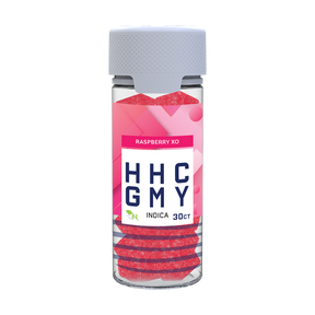 A Gift From Nature HHC Indica Gummy Jar Raspberry XO