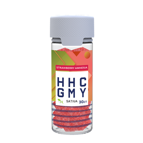 Our HHC Sativa Strawberry Gummies.
