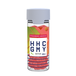 A Gift From Nature HHC Sativa Gummy Jar Strawberry Amnesia
