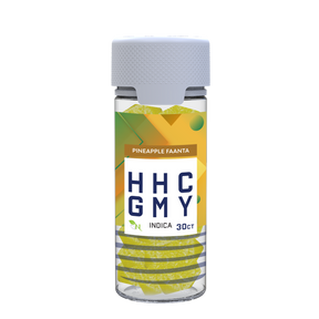 A Gift From Nature HHC Indica Gummy Jar Pineapple Faanta