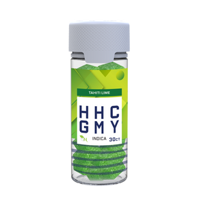 A Gift From Nature HHC Indica Gummy Jar Tahiti Lime
