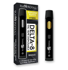 R.A. Royal Delta-8 Vape: Banana Runtz Hybrid (1800 MG)