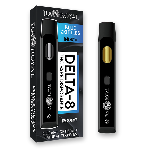 R.A. Royal Delta-8 Vape – Blue Zkittles Indica | 1800MG Disposable