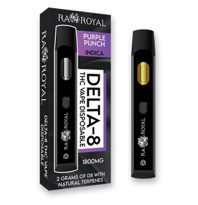R.A. Royal Delta-8 Vape: Purple Punch Indica (1800 MG)