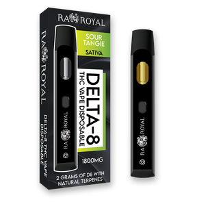 R.A. Royal Delta-8 Vape: Sour Tangie Sativa (1800 MG)