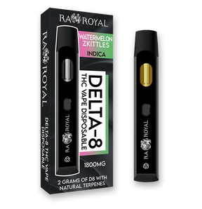R.A. Royal Delta-8 Vape: Watermelon Zkittles Indica (1800 MG)