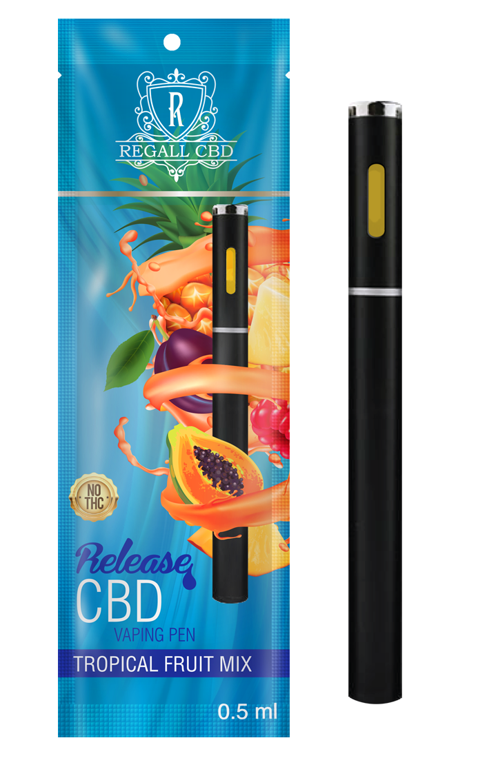 Our CBD Tropical Fruit Vape Pens.