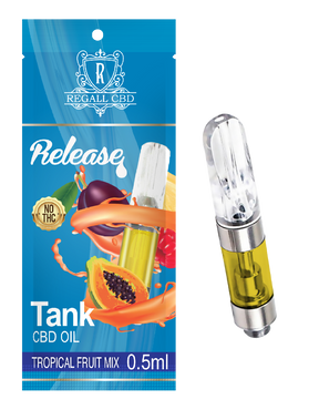 Regall CBD Vape Tank: Tropical Fruit Mix