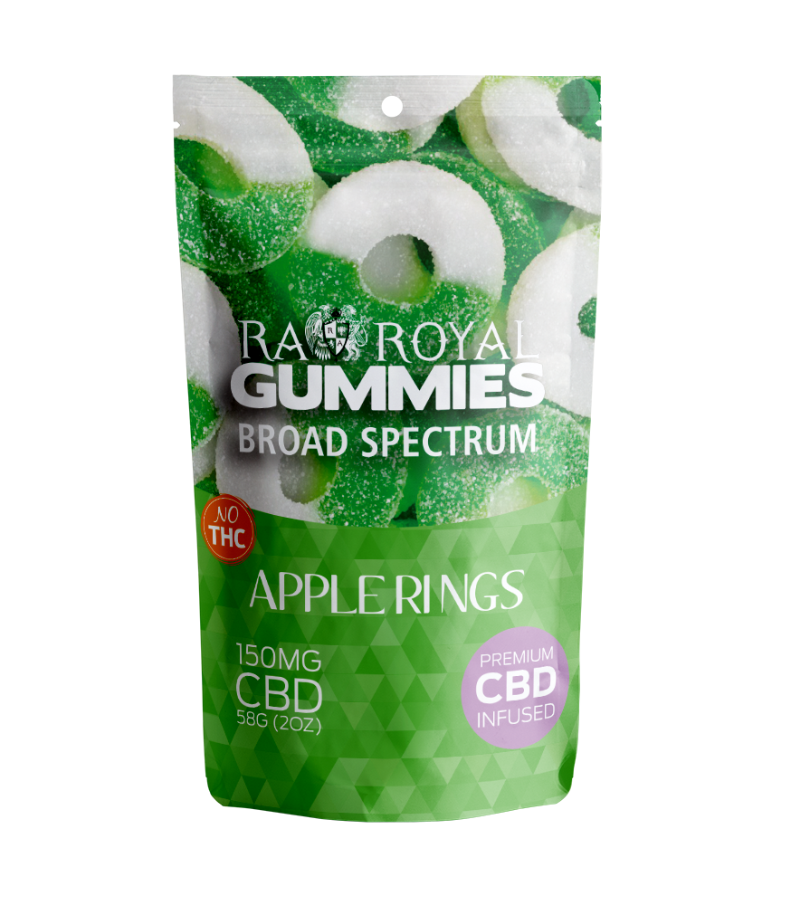 Our Broad-Spectrum CBD Apple Gummies.
