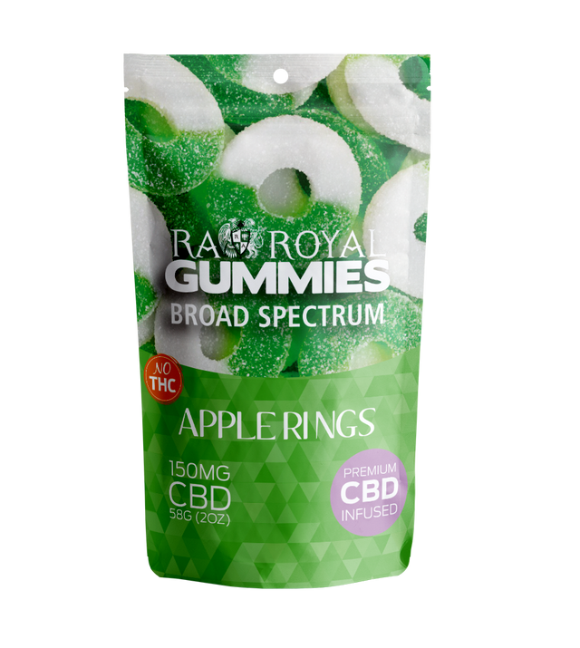 Our Broad-Spectrum CBD Apple Gummies.