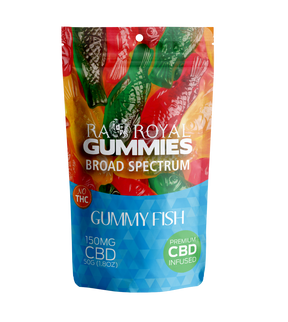 R.A. Royal Gummies: Broad Spectrum CBD Gummy Fish Pouch (150MG)