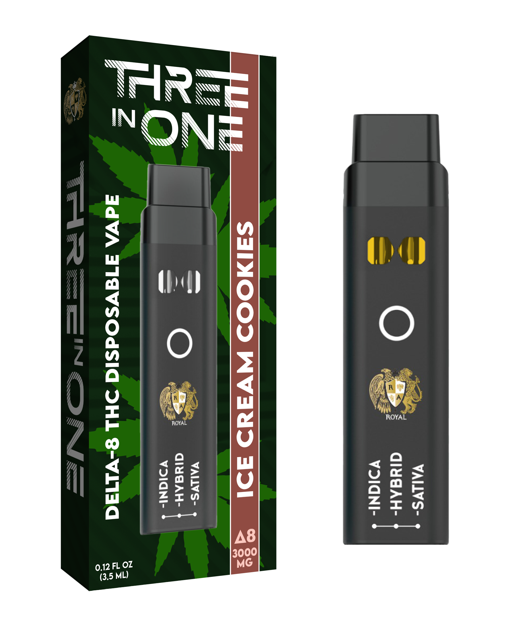 R.A. Royal 3-in-1 Delta-8 Vape Ice Cream Cookies | 3000MG Disposable RA Royal R.A. Royal 3-in-1 Delta-8 Vape Ice Cream Cookies | 3000MG Disposable RA Royal